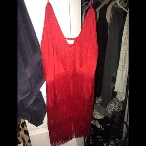 Meshki Dress red never worn